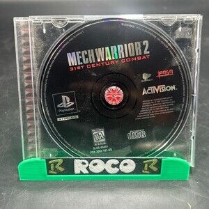 MechWarrior 2: 31st Century Combat PS1 (Sony PlayStation, 1997 Disc & Cover Back